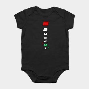 Gears 1 Down 5 Up Baby Bodysuit